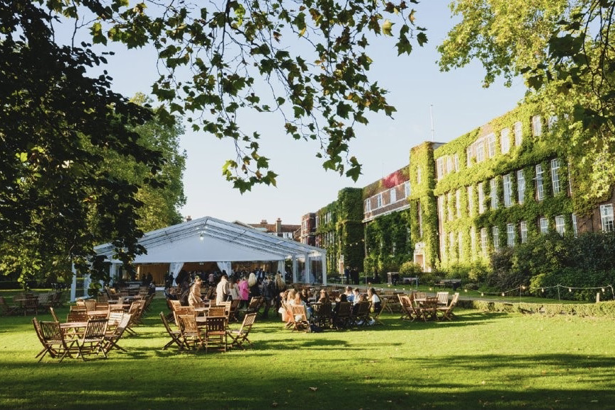 The grounds of Regent's University in London