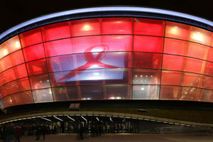 The SSE Hydro marks World Aids Day