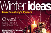 Winter Ideas: launch edition of magazine aimed at Sainsbury's finance customers