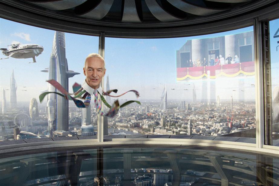 Channel 4: digital promo features Jon Snow's floating head