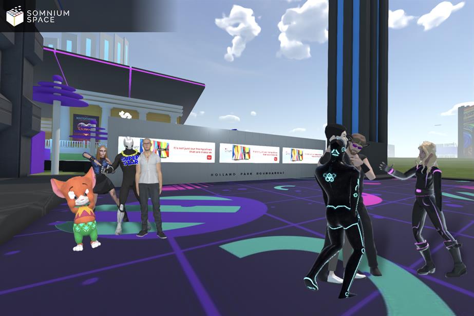 Ocean's Holland Park roundabout Somnium Space NFT