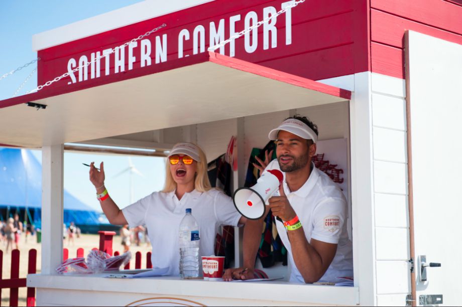 The experience sought to sought to tell the story of the brand’s ‘hero serve’  