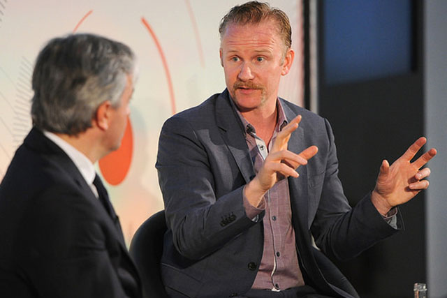 Morgan Spurlock: in session at Advertising Week Europe 