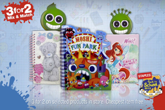Staples: back to school campaign