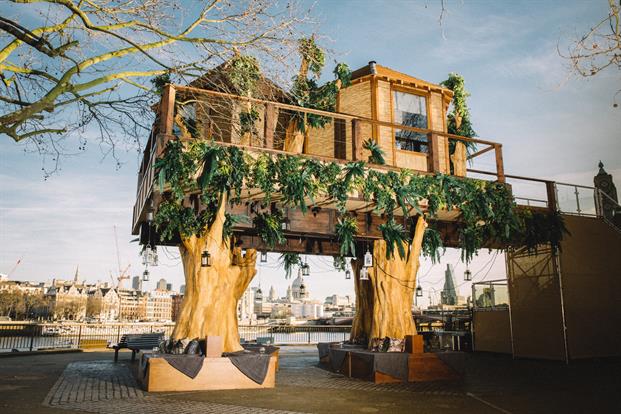 The treehouse was inspired by a Virgin Holidays Wonderlust trip to South Africa