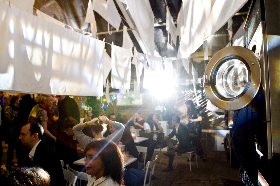The House of Peroni residency features a laundry-inspired room 