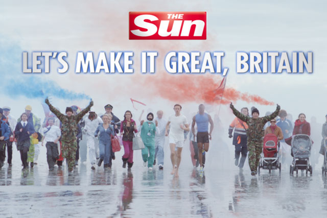 The Sun: one of the News UK titles serviced by WPP's Team News unit 