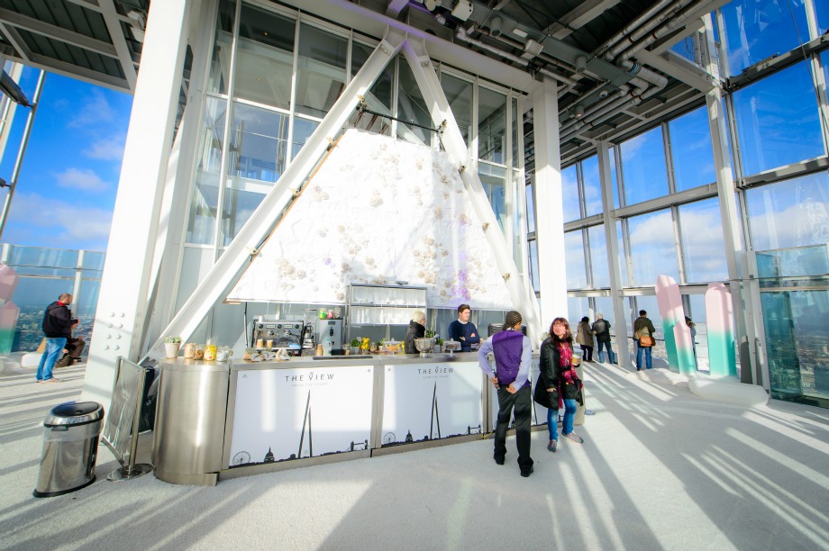 The experience features ice-crystals, gem-studded snow domes and crystal benches 