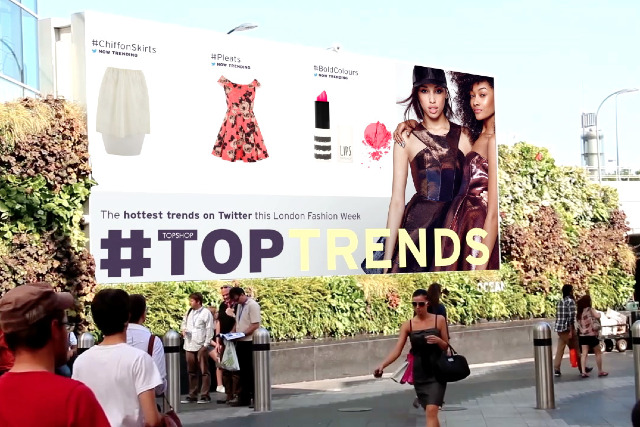 Top Shop/Twitter: wins Creative Techniques category