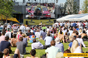 The Tour de France fan parks will open in July