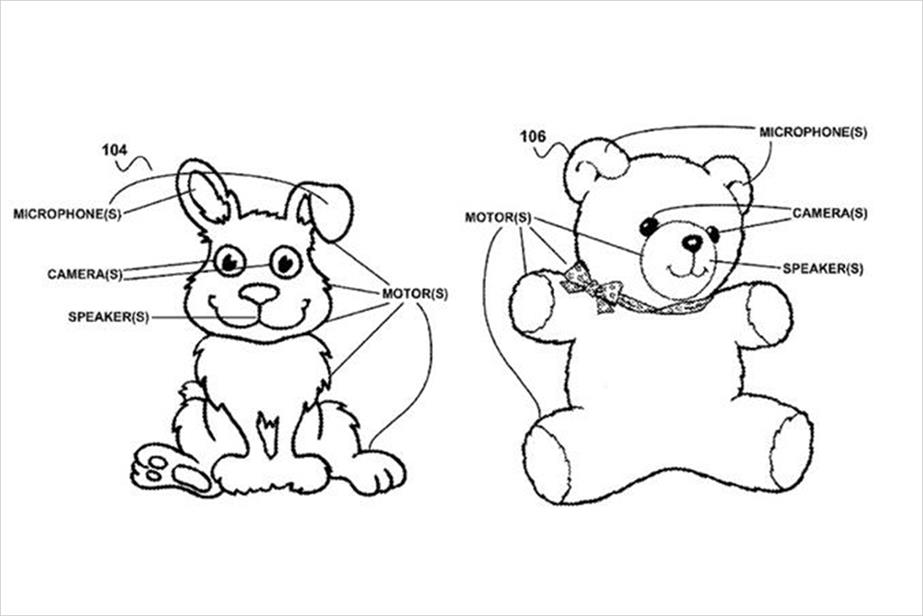 Google: patents tech for cuddly toys