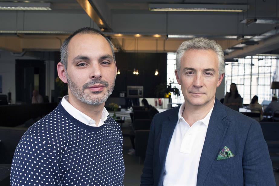Jonathan Trimble (left) and Barrie Brien
