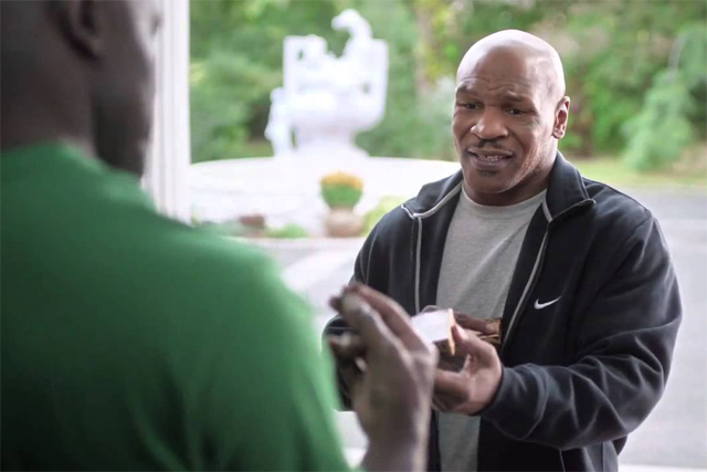 Mike Tyson makes amends for ear-biting, in Footlocker spot