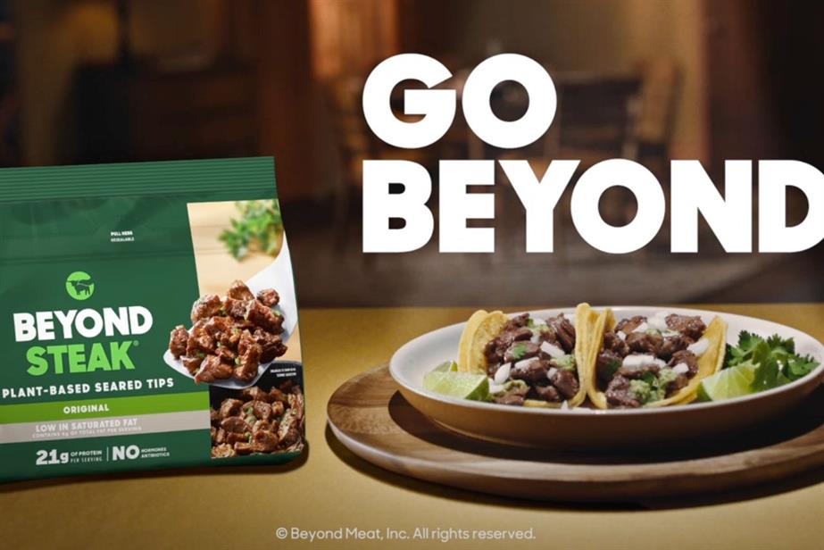 Beyond Meat previous campaign for plant-based steak