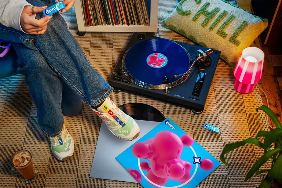 Extra ASMR album on a floor 