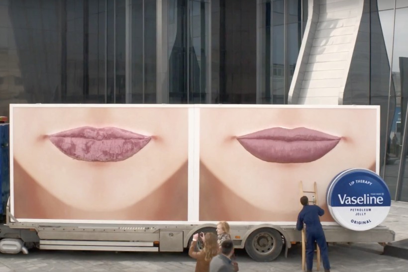 Vaseline: Unilever drove a pair of giant lips across the world