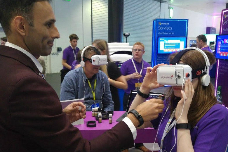 Virgin Atlantic's VR experience also includes smell