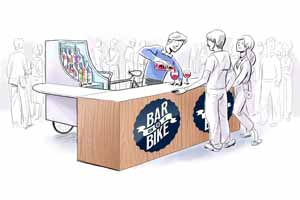 Jelly Belly to support Bar on a Bike at Feast