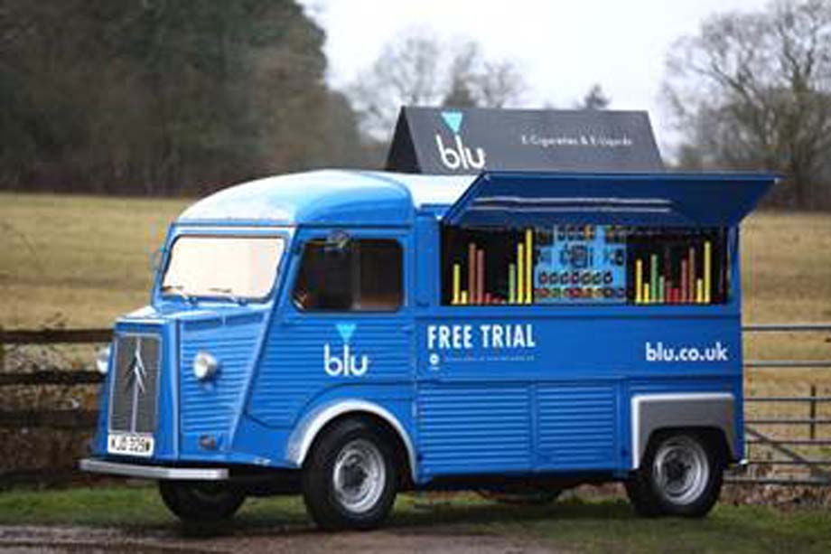 Blu UK's mobile vape bar to tour the UK until end of March
