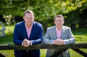 Matthew Curran and Richard Brown (l-r) launch Chew