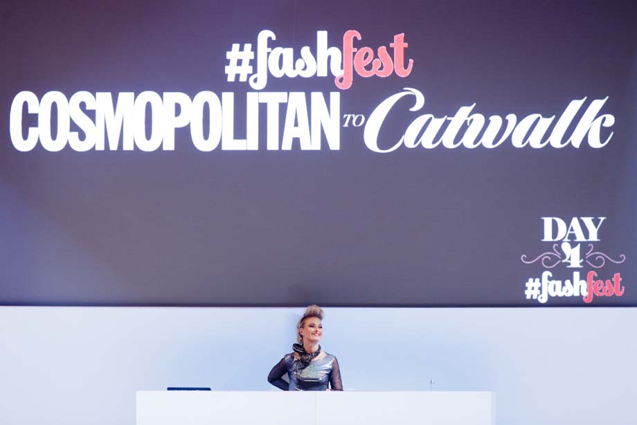 DJ Krystal Roxx on day four of Cosmo #FashFest
