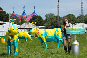 The EE 'highspeed herd' will provide 4G wifi at Glastonbury this week