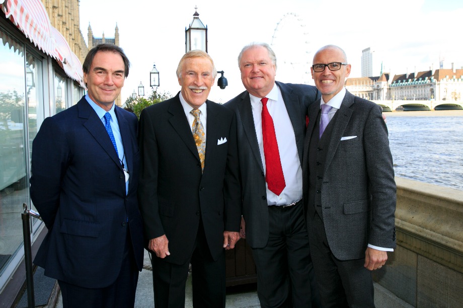 Parker, Forsyth and Jones with EVCOM CEO Marco Forgione 