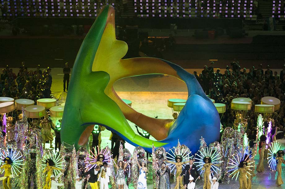 Filmaster Events produced the flag handover ceremony at the London 2012 Olympic Games