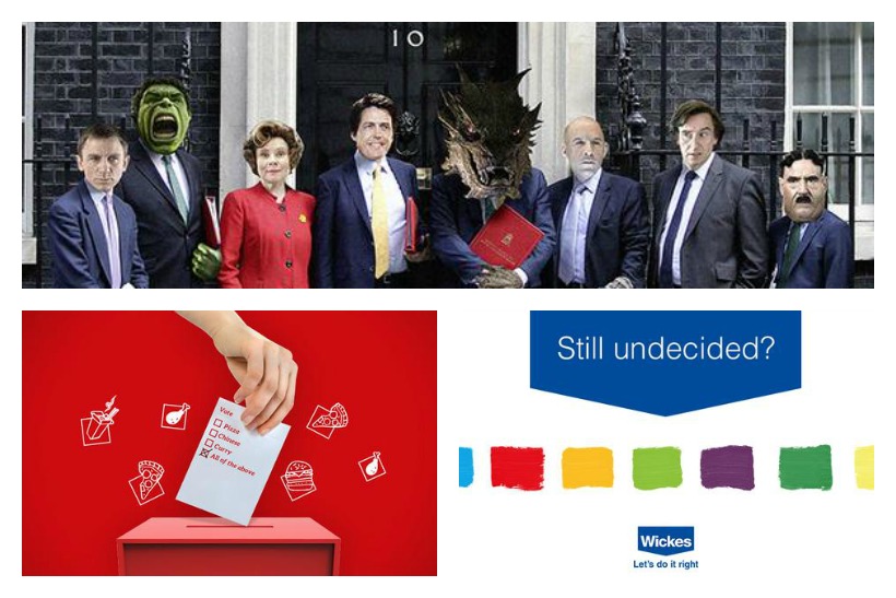 Brands and the General Election: Empire magazine, Just Eat and Wickes
