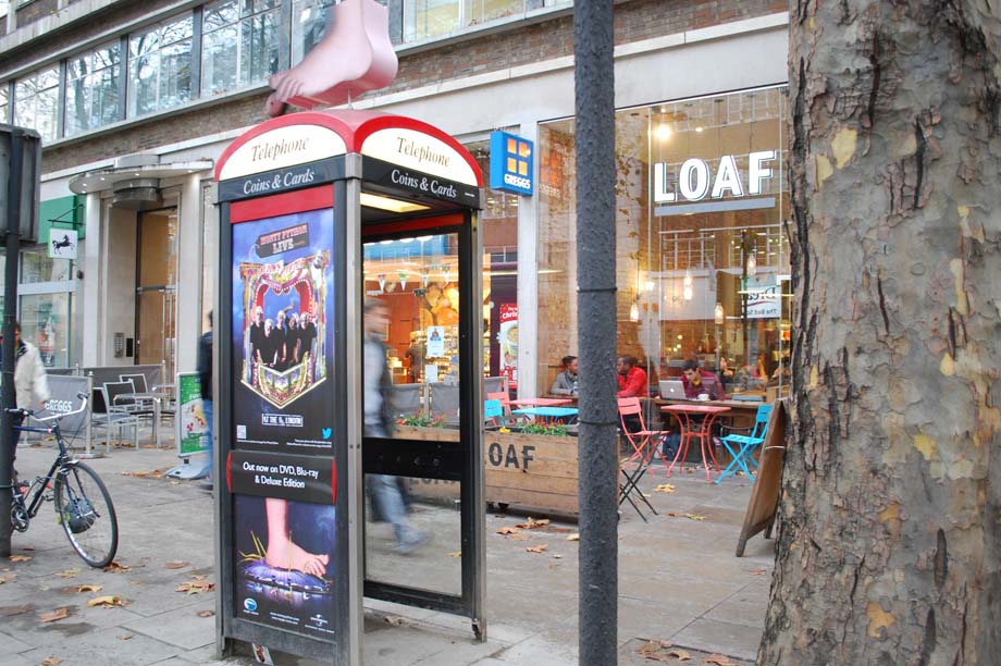 The Monty Python phone kiosk