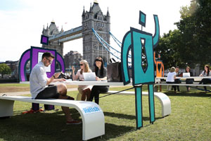 Free wi-fi spaces in London have been created by Relish
