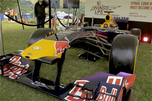 Smyle showcased a Formula One car at Sportfest