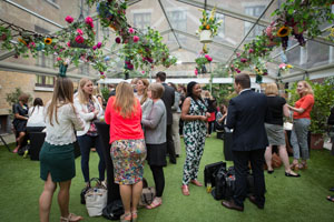 Guests at The Brewery enjoyed hedge men and a live canapé bar