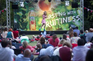 Volvic's inaugural comedy festival at London's Regent's Park