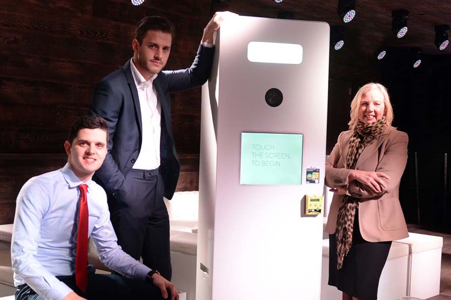 Zeven Media with Deborah Meaden and the contactless photobooth
