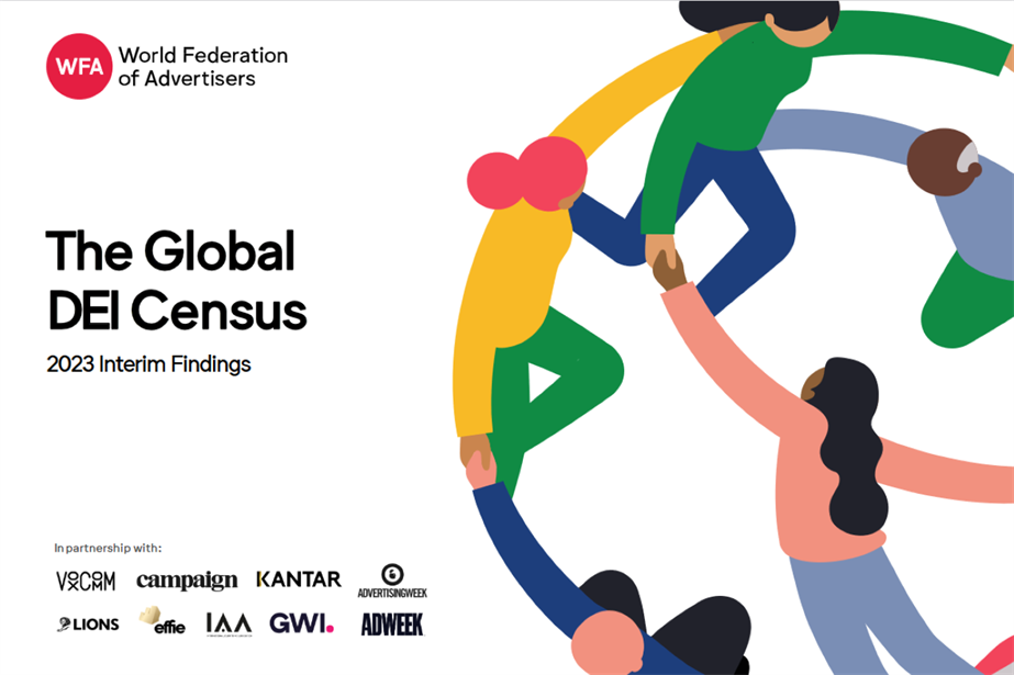 The cover page of the 2023 WFA Global DEI Census