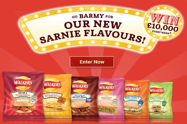The new Walkers' flavours that will be sampled in the cafe