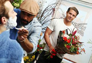Men will be able to swap beards for bouquets tomorrow with Wilkinson Sword