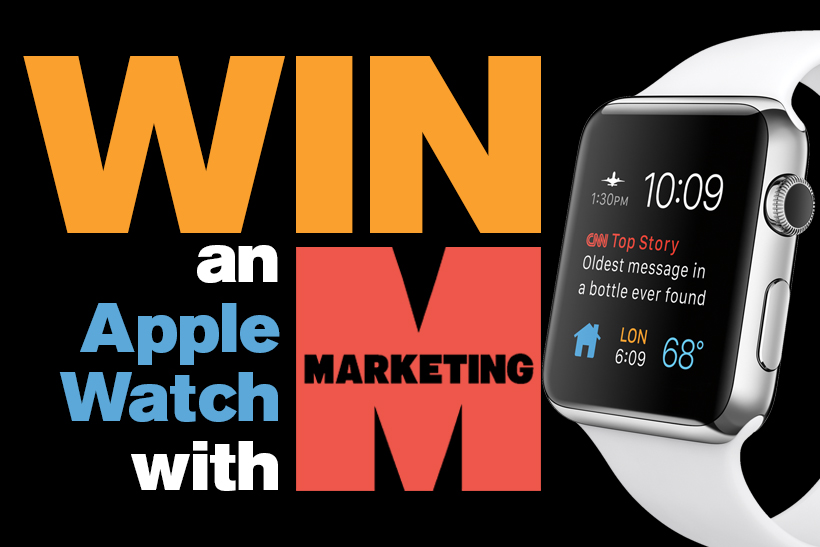 Apple Watch: win an Apple Watch in Marketing's competition