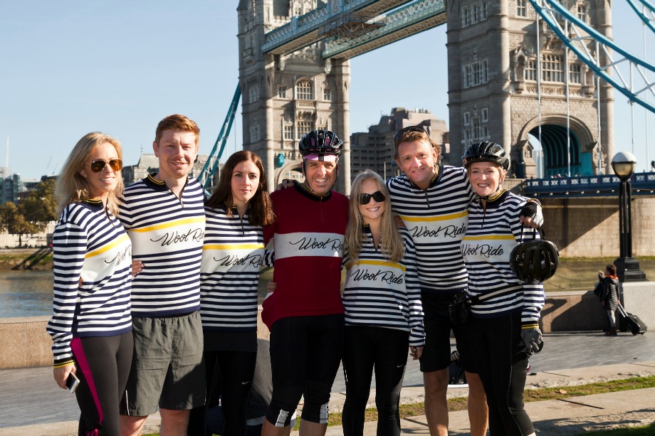Team Jigsaw outside Tower Bridge