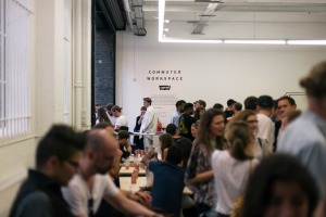 The launch showcased Levi's new workspace 