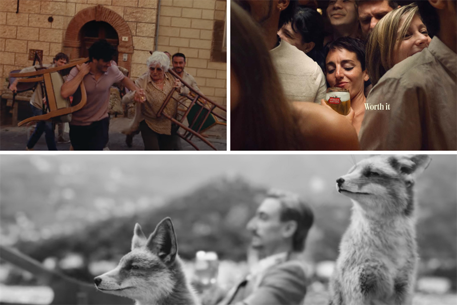 moretti, stella artois, poretti ads
