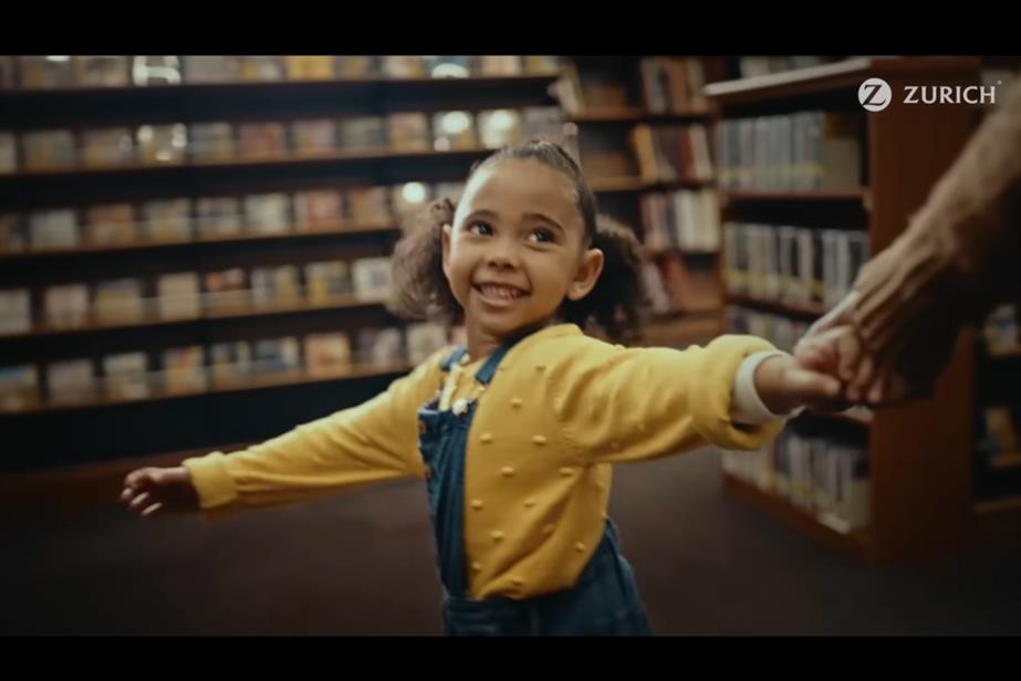 Still from Zurich’s 2023 UK TV “Sustain your world” ad.