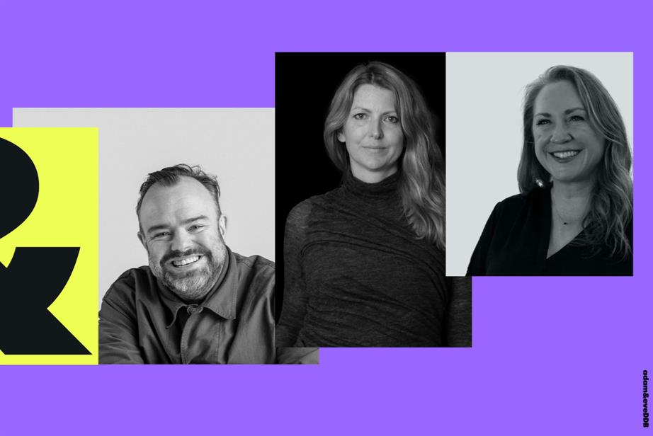 Adam & Eve/DDB new brand ID and leadership: Brim, Hipwell and Winterton