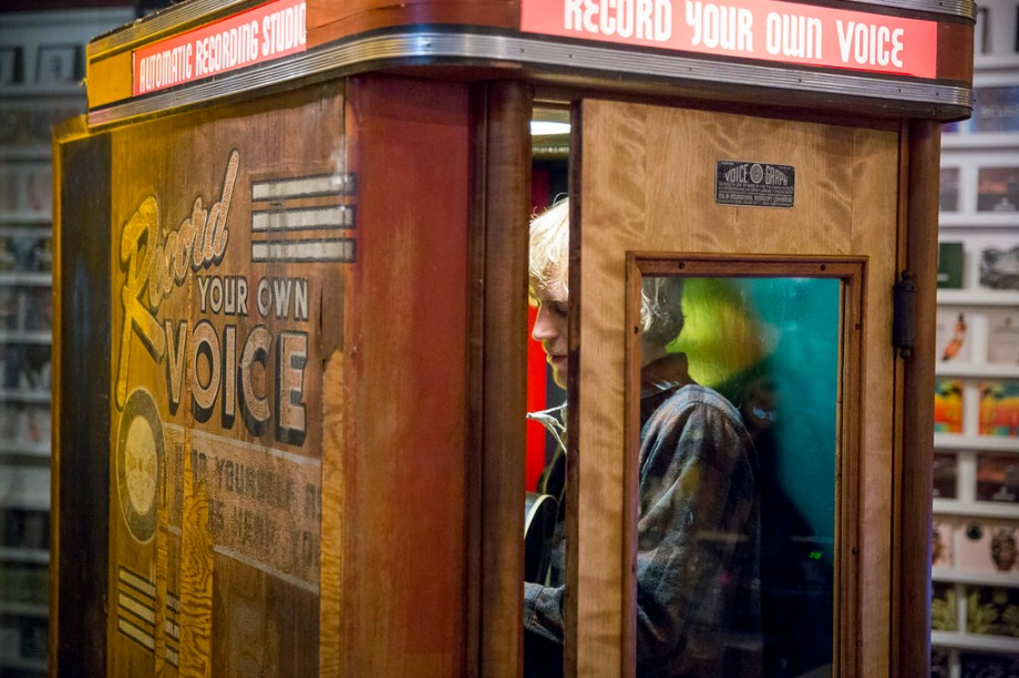 The studio allows visitors to record directly to vinyl