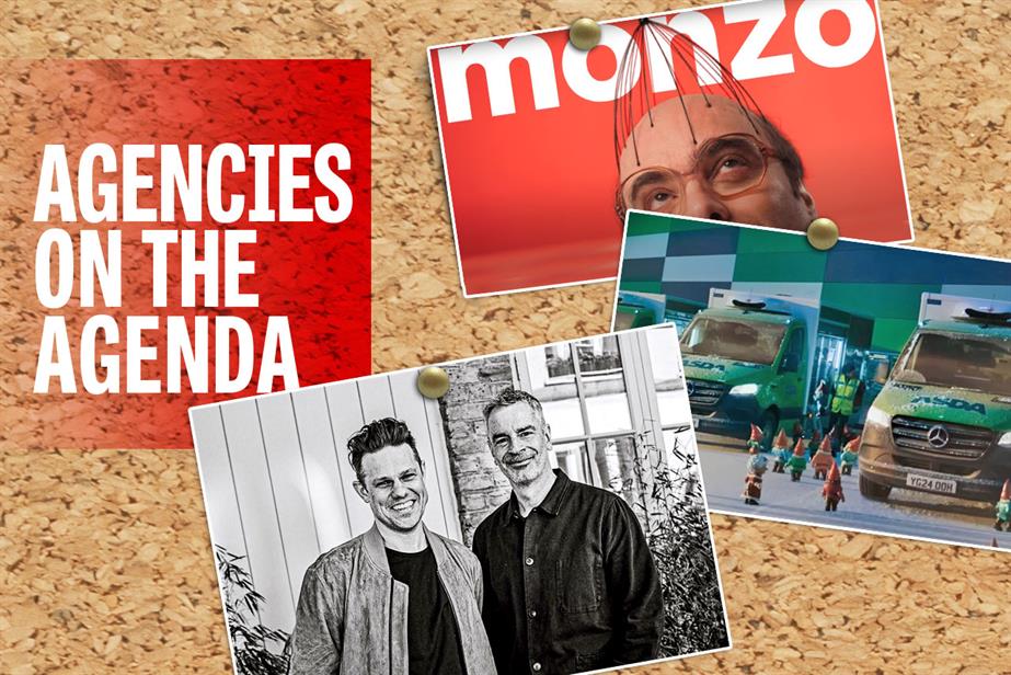 From top down: Monzo, Asda and Jonathan Emmins (left) with Anthony Freedman