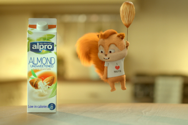Ally the squirrel: the star of Alpro's TV campaign