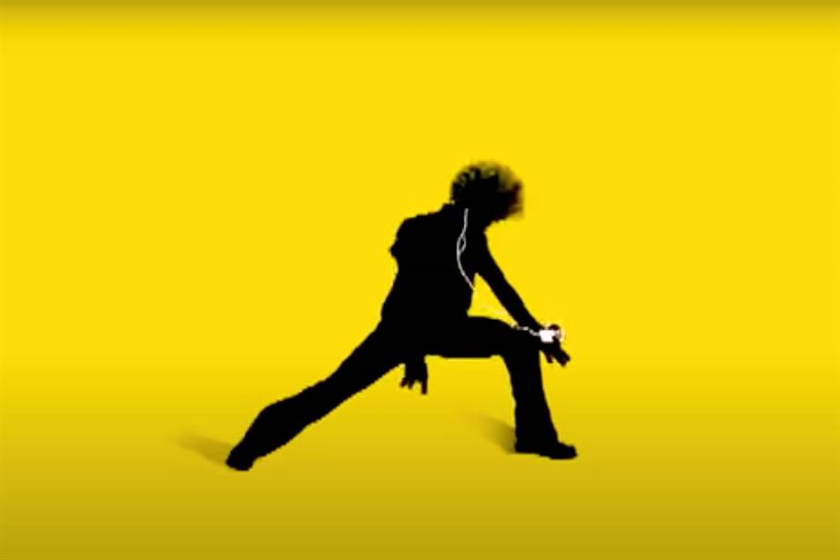 Still from Apple iPod ad