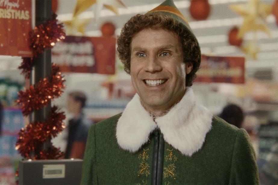 Will Ferrell, the actor who plays Buddy, appearing in Asda Christmas campaign