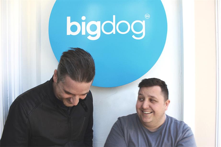 Tim Jarvis and Barrie Robinson: the new creative directors at Bigdog